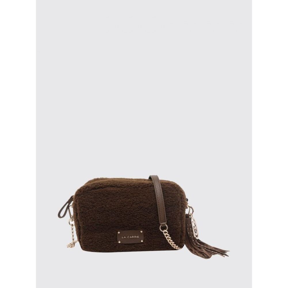 La Carrie Women La Carrie Faux Fur Mini Camera Bag With Charms And Tassels